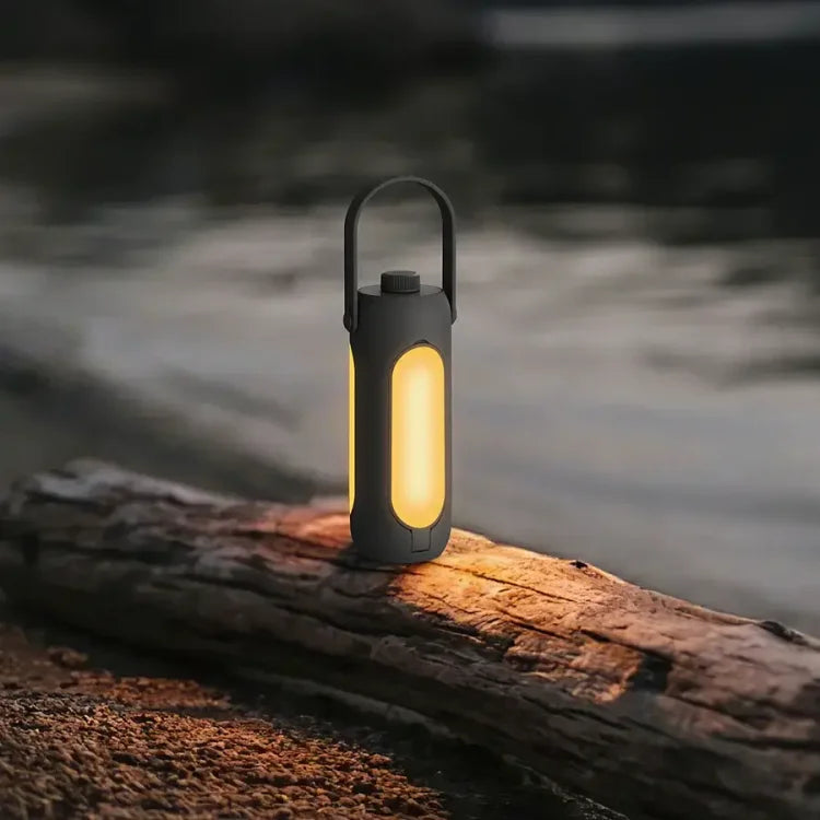 Lampe de Camping Pliable avec Chargement USB – Dimmable 3 Couleurs, Autonomie 180h