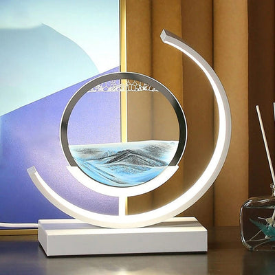 Lampe Art Sand Dynamique 3D – Table LED Relaxante avec Effet Paysage Naturel