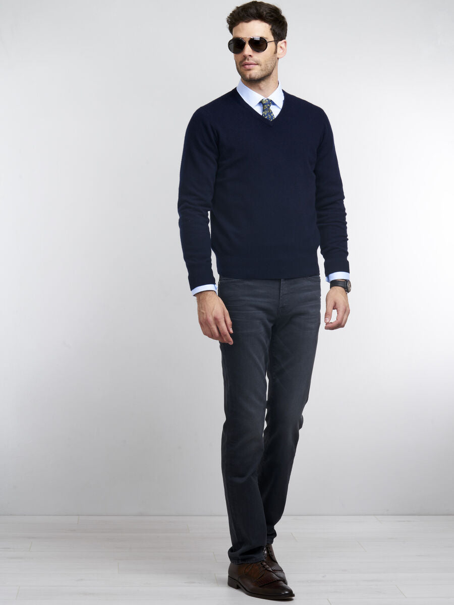 Pull Homme en Cachemire Cashmurel – Élégance Intemporelle, Confort Haut de Gamme, Style Polyvalent