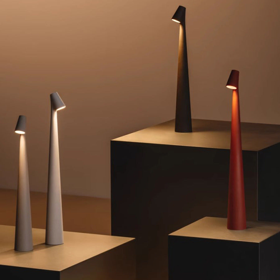 Lampe LED Sans Fil ScandiLight – Lampe Tactile Dimmable USB, Design Nordic Minimaliste