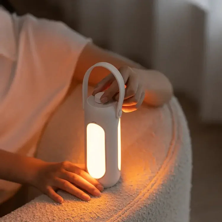 Lampe de Camping Pliable avec Chargement USB – Dimmable 3 Couleurs, Autonomie 180h