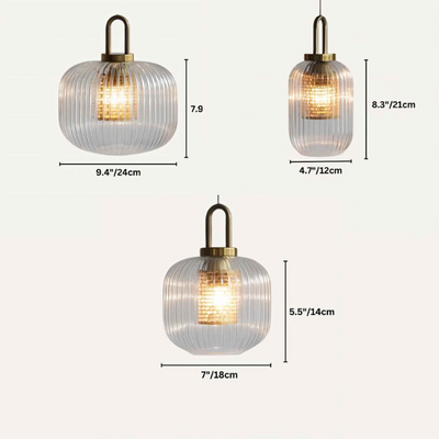 Lampe Suspendue Tosqa – Éclairage LED Élégant avec Design en Verre Strié