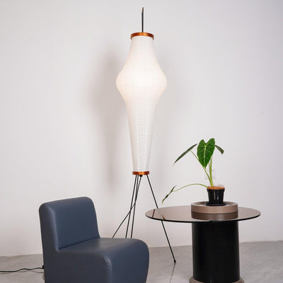 Lampadaire en Papier de Riz - Élégance Minimaliste pour Salon et Chambre