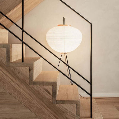 Lampadaire en Papier de Riz - Élégance Minimaliste pour Salon et Chambre