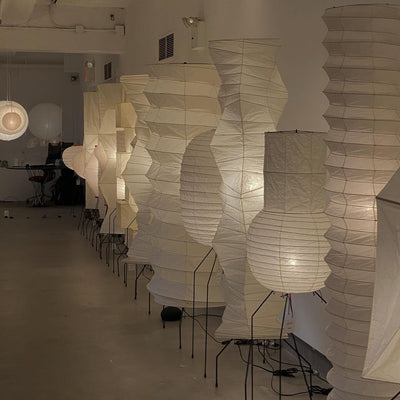 Lampadaire en Papier de Riz - Élégance Minimaliste pour Salon et Chambre