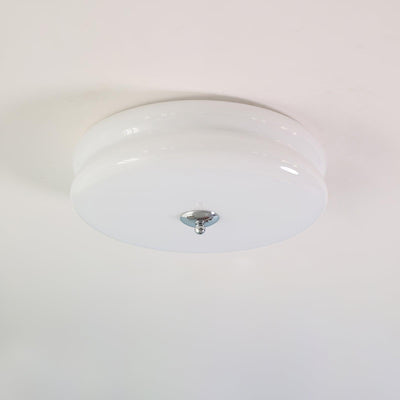 Plafonnier Vintage Art Déco, Élégance Géométrique avec LED Intégrée
