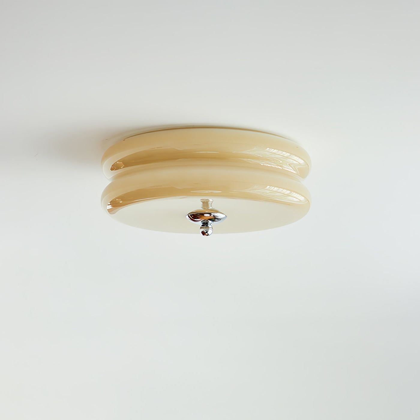 Plafonnier Vintage Art Déco, Élégance Géométrique avec LED Intégrée