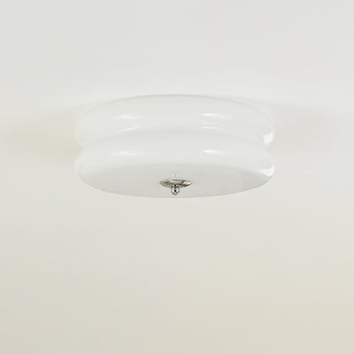 Plafonnier Vintage Art Déco, Élégance Géométrique avec LED Intégrée