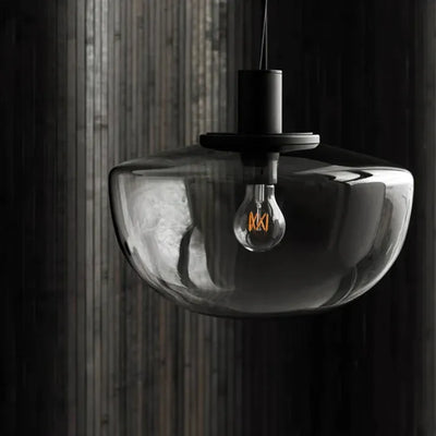 Suspension Moderne en Verre et Métal – Lampe Globe Élégante pour Cuisine et Salle à Manger