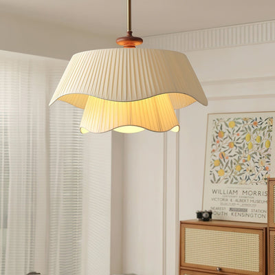 Suspension Bellevue - Lampe Moderne en Métal, Verre et Bois, Design Élégant