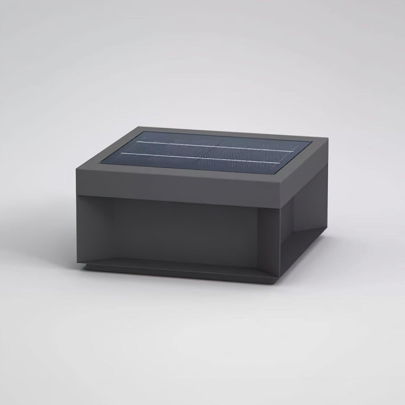 Lampe de Colonne Solaire Extérieure - Éclairage Résistant aux Intempéries avec LED
