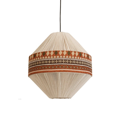 Suspension Bohemian Fringe - Lampe Pendante avec Franges et Design Tribal