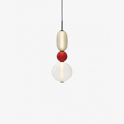 Suspension en Verre Candy – Luminaire Moderne LED avec Design Coloré