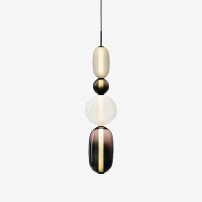 Suspension en Verre Candy – Luminaire Moderne LED avec Design Coloré