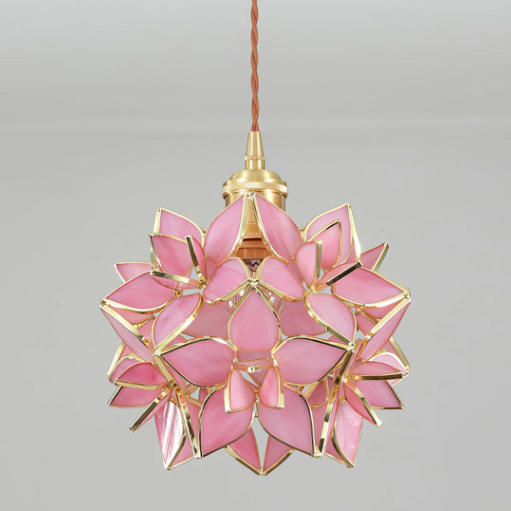 Suspension Capiz en Coquillage - Élégante Lampe en Métal et Verre pour Salon et Salle à Manger