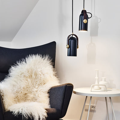 Suspension Industrielle Karronade - Lampe Design Marine en Métal et Fer pour Salon et Bureau