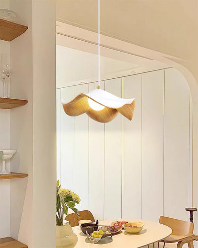 Suspension Casia Unique – Design Lotus avec Finition en Métal et Résine