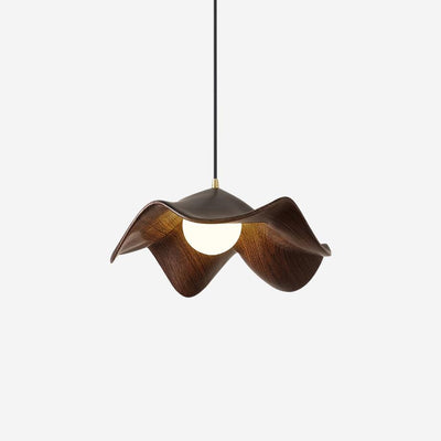 Suspension Casia Unique – Design Lotus avec Finition en Métal et Résine
