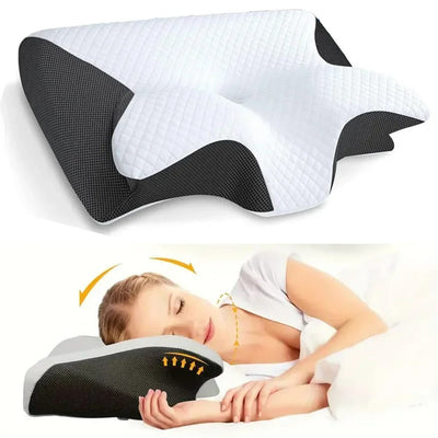 Oreiller Cervical à Mémoire de Forme – Un Sommeil Réparateur Sans Douleurs