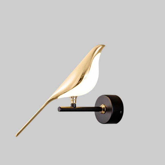 Lampe LED MrBird™ – Design Magnétique Moderne en Or, Table et Murale