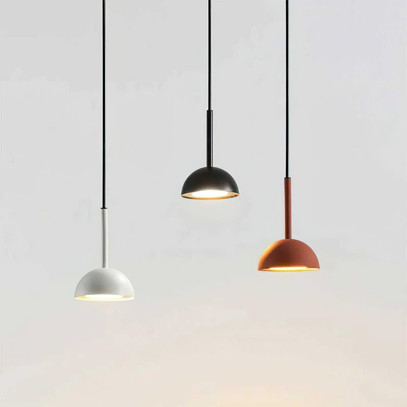 Suspension Cupolina - Lampe Moderne en Métal avec LED Intégrée