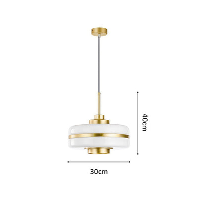 Suspension LED Nordic Luxury - Lampe Élégante en Verre et Métal pour Intérieur Moderne