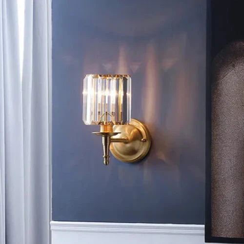 Applique Murale Vintage Luxe en Cristal – Élégance et Raffinement