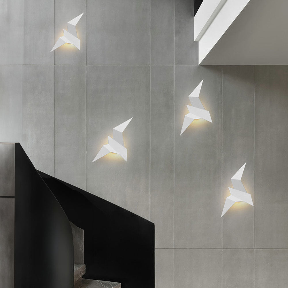 Applique Murale Créative Forme d'Oiseau – Lampe Artistique en Fer pour Décoration Intérieure