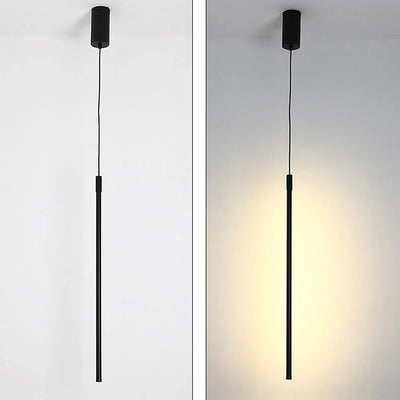 Suspension LED Longue Minimaliste en Aluminium – Lampe Moderne et Élégante