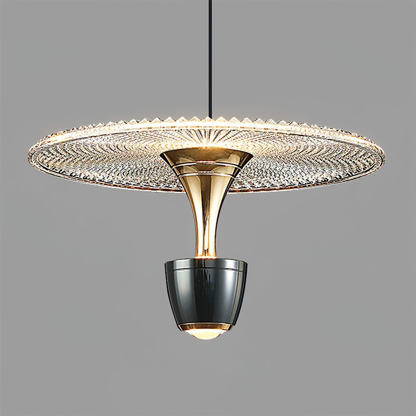 Suspension LED Moderne en Forme de Disque – Lampe Élégante pour Salon et Cuisine