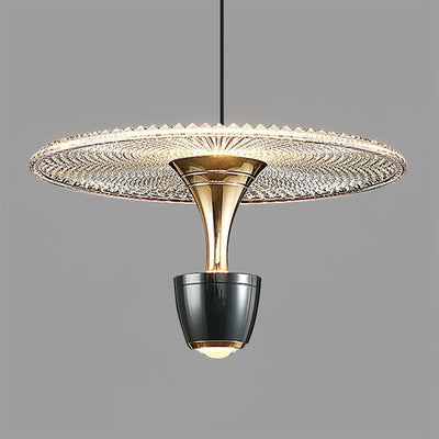 Suspension LED Moderne en Forme de Disque – Lampe Élégante pour Salon et Cuisine