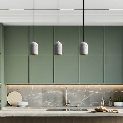 Lampe Pendante Ferro Industrielle en Zement et Verre - Éclairage Moderne pour Intérieur