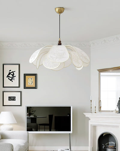 Florina Pendelleuchte – Elegante Blumen-Inspiration, Modernes Design, E26/E27 Fassung, LED Kompatibel