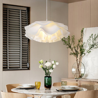 Lampe Pendante Blanche en Forme de Fleur – LED