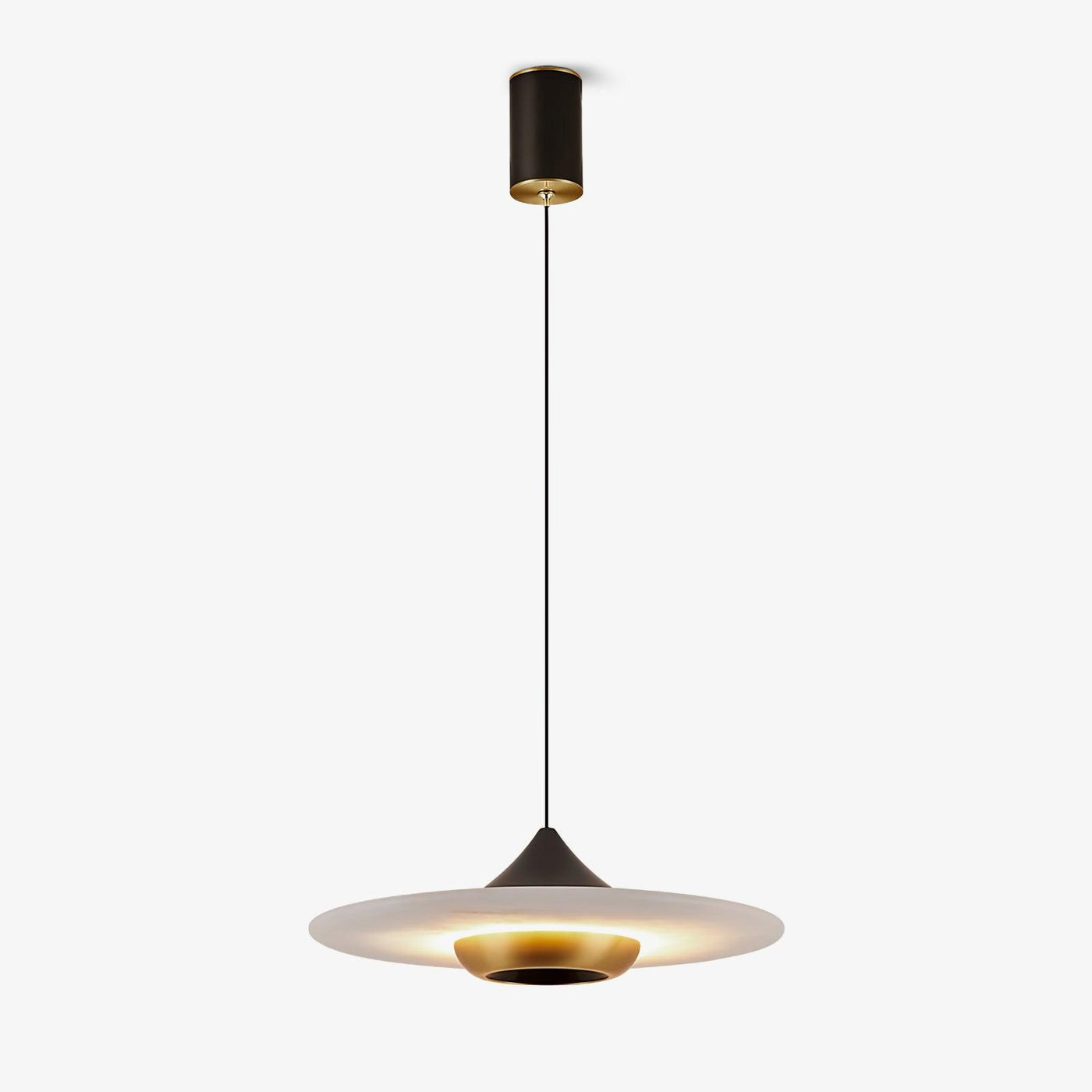 Suspension MarbleGlow – Design Moderne & Éclairage LED Intégré