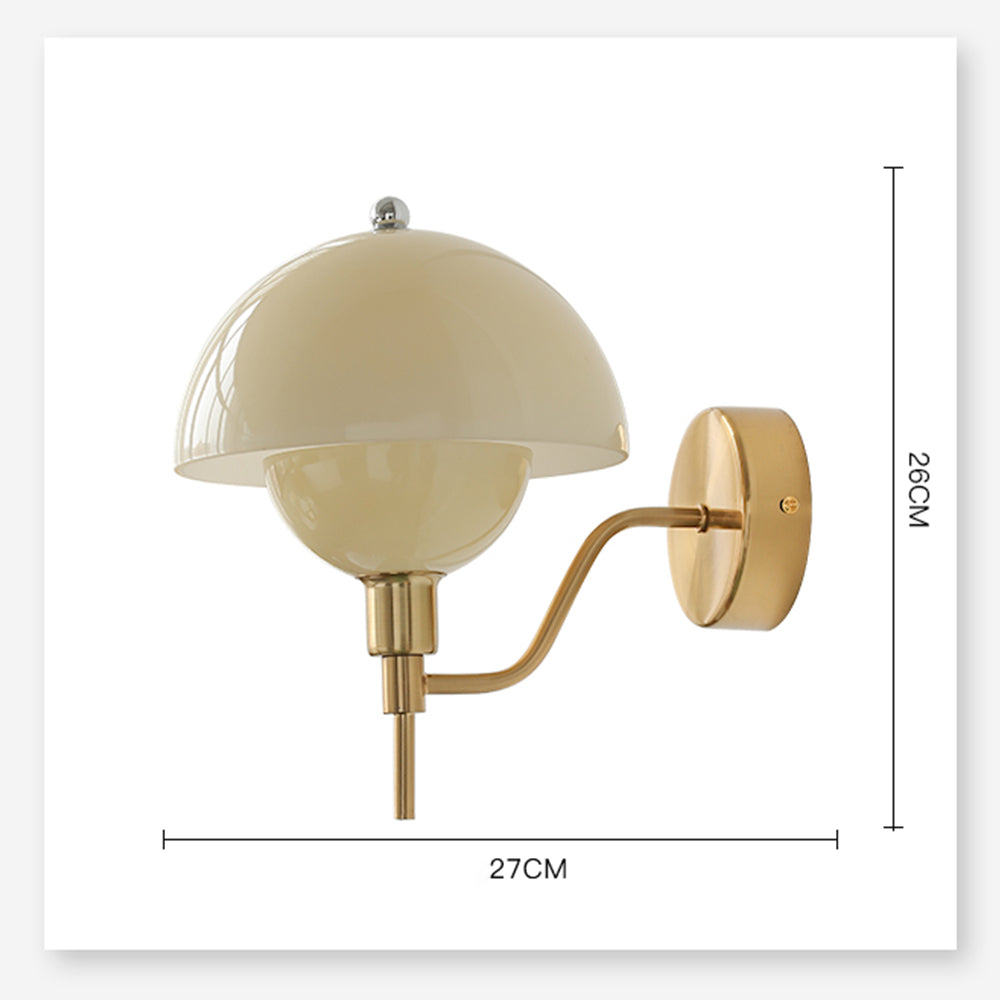 Applique Murale Design Champignon Crème – Élégance Naturelle et Ambiance Chaleureuse