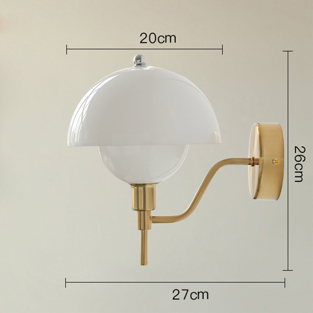 Applique Murale Design Champignon Crème – Élégance Naturelle et Ambiance Chaleureuse