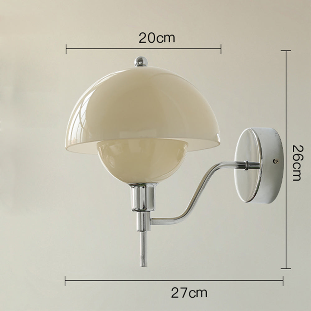 Applique Murale Design Champignon Crème – Élégance Naturelle et Ambiance Chaleureuse