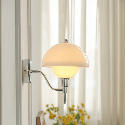 Applique Murale Design Champignon Crème – Élégance Naturelle et Ambiance Chaleureuse