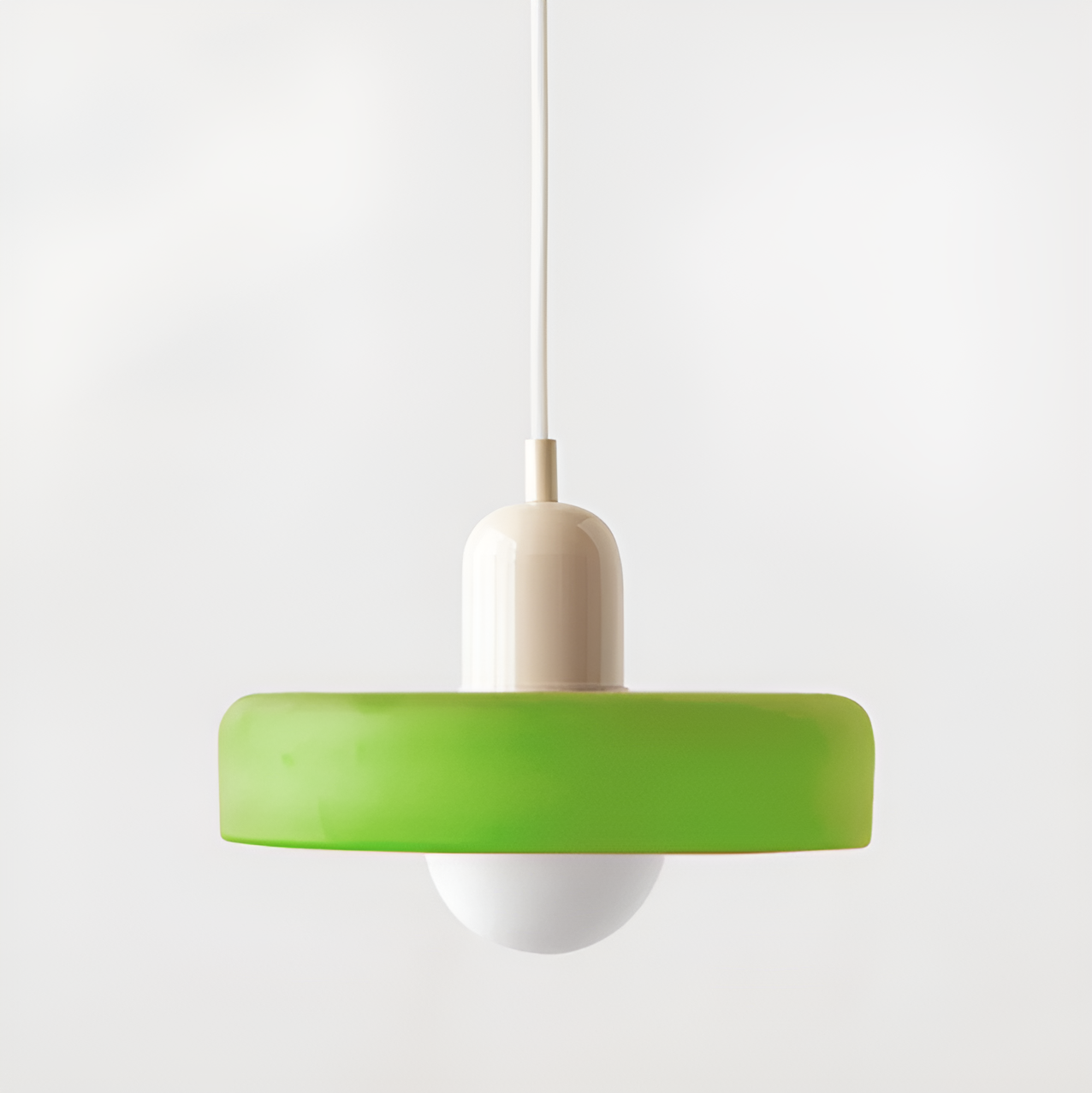 GlampGlow - Suspension luminaire en Verre Ajustable et Colorée, Applique Moderne