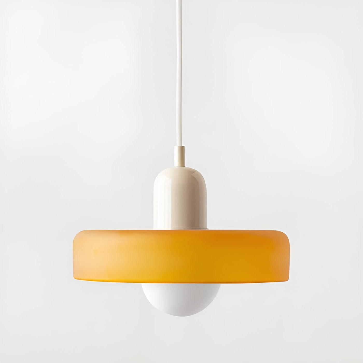 GlampGlow - Suspension luminaire en Verre Ajustable et Colorée, Applique Moderne