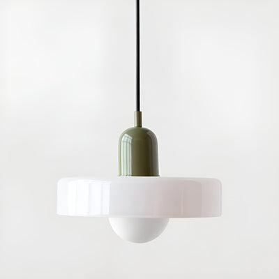 GlampGlow - Suspension luminaire en Verre Ajustable et Colorée, Applique Moderne