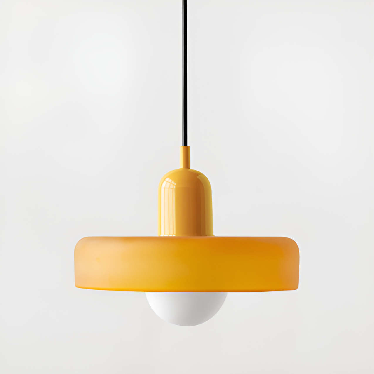GlampGlow - Suspension luminaire en Verre Ajustable et Colorée, Applique Moderne
