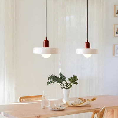 GlampGlow - Suspension luminaire en Verre Ajustable et Colorée, Applique Moderne