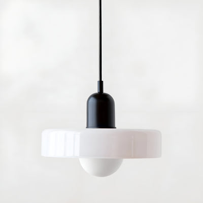 GlampGlow - Suspension luminaire en Verre Ajustable et Colorée, Applique Moderne