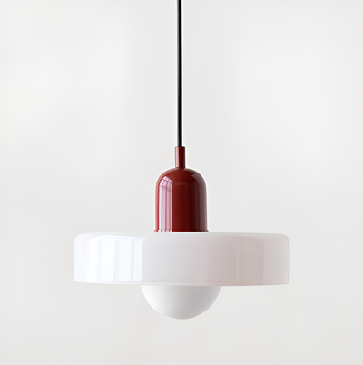 GlampGlow - Suspension luminaire en Verre Ajustable et Colorée, Applique Moderne