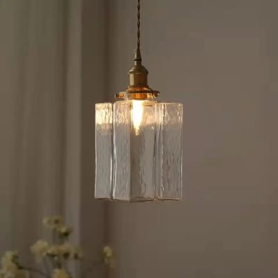 Suspension Vintage en Verre – Éclairage Rustique et Élégant pour Salon, Salle à Manger et Chambre