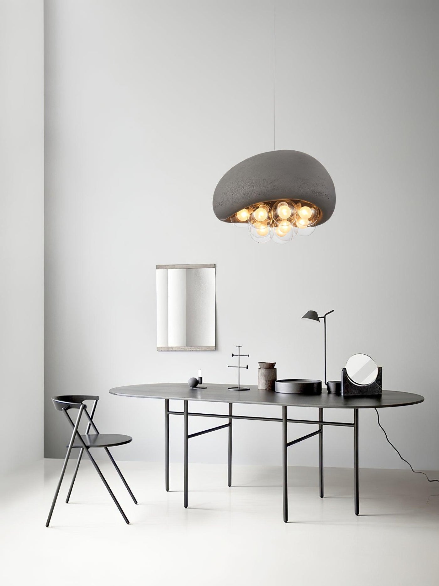 Suspension Khmara Bubbles – Lampe Moderne en Verre et Métal, Design Original