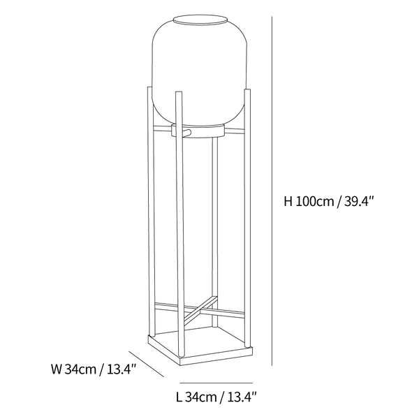 Lampe Solarium Extérieure en Acier Inoxydable et Verre – Éclairage LED Automatique IP65