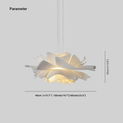 Suspension Bella Fleur - Lampe Moderne en Métal et Acrylique, Design Floral